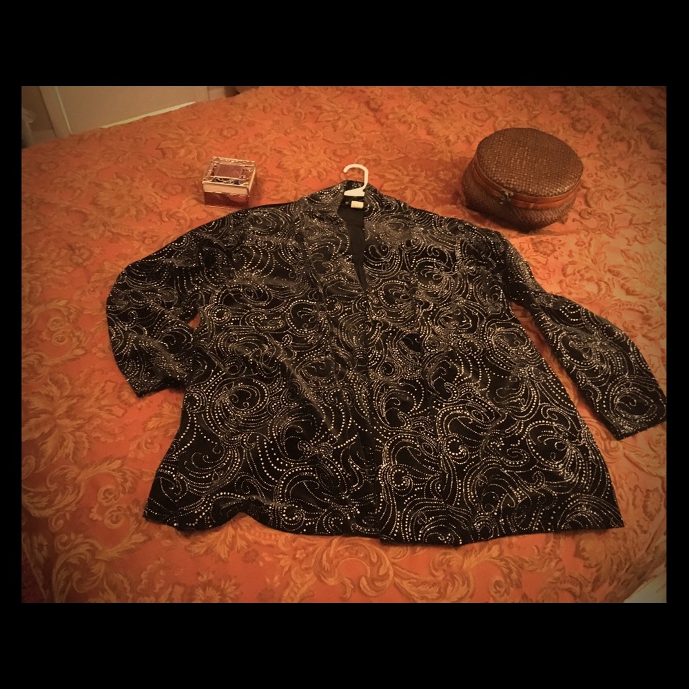 Blouse with bling